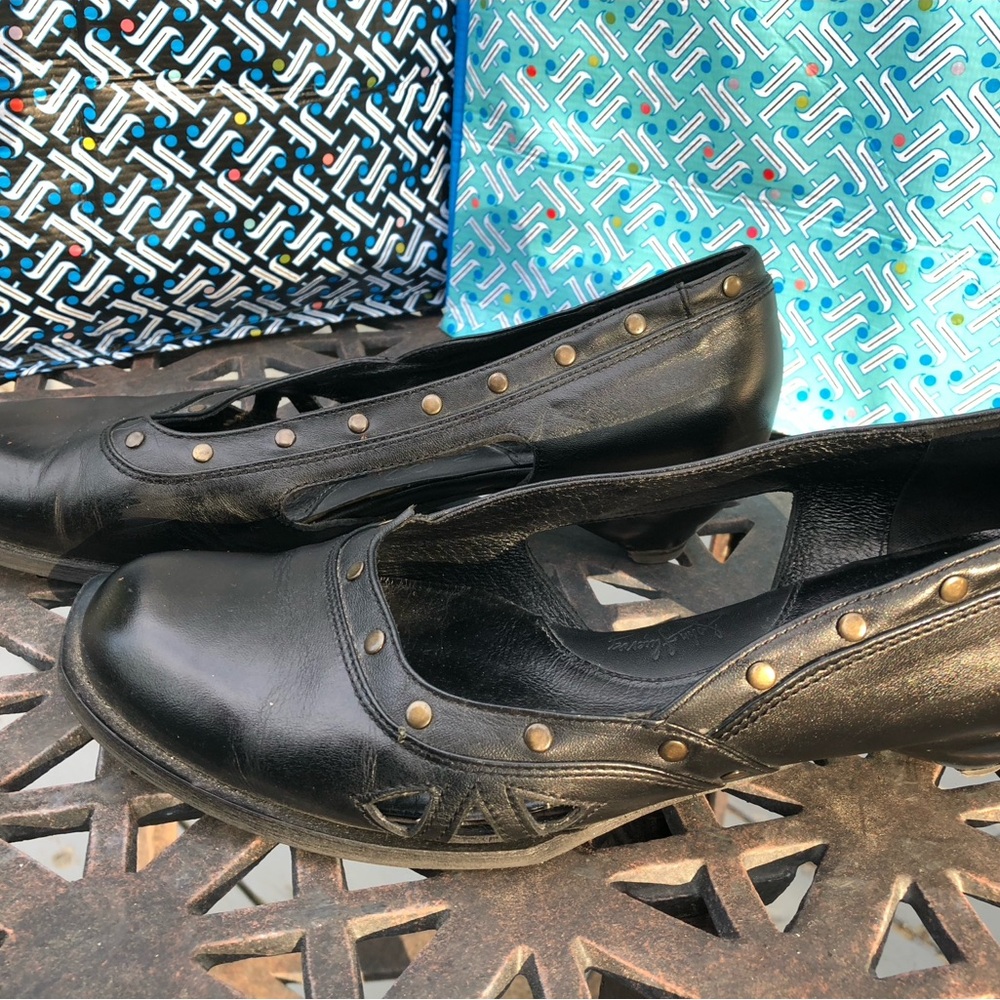 John Fluevog Free Amina shoes studded black leather (project shoe) - Picture 7 of 14